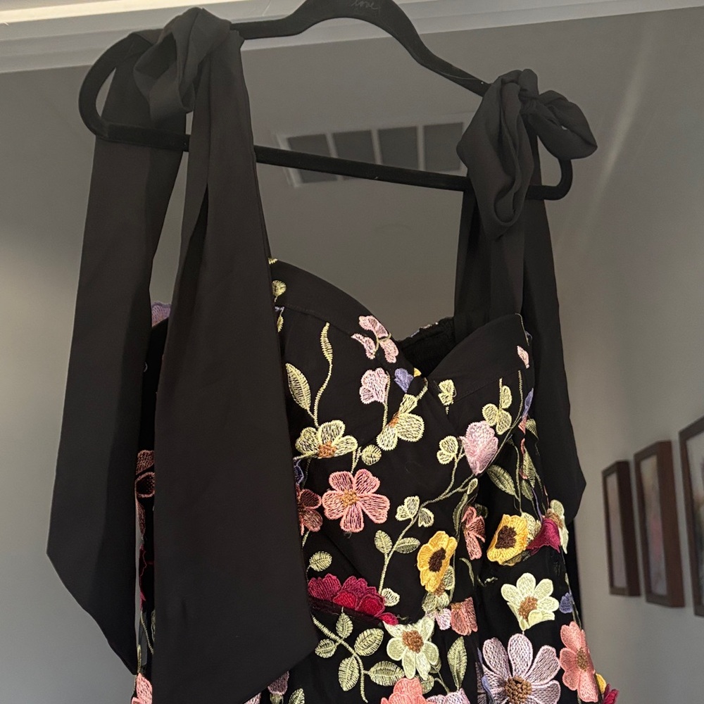 Buddy Love Floral Dress With Bow Straps View 3